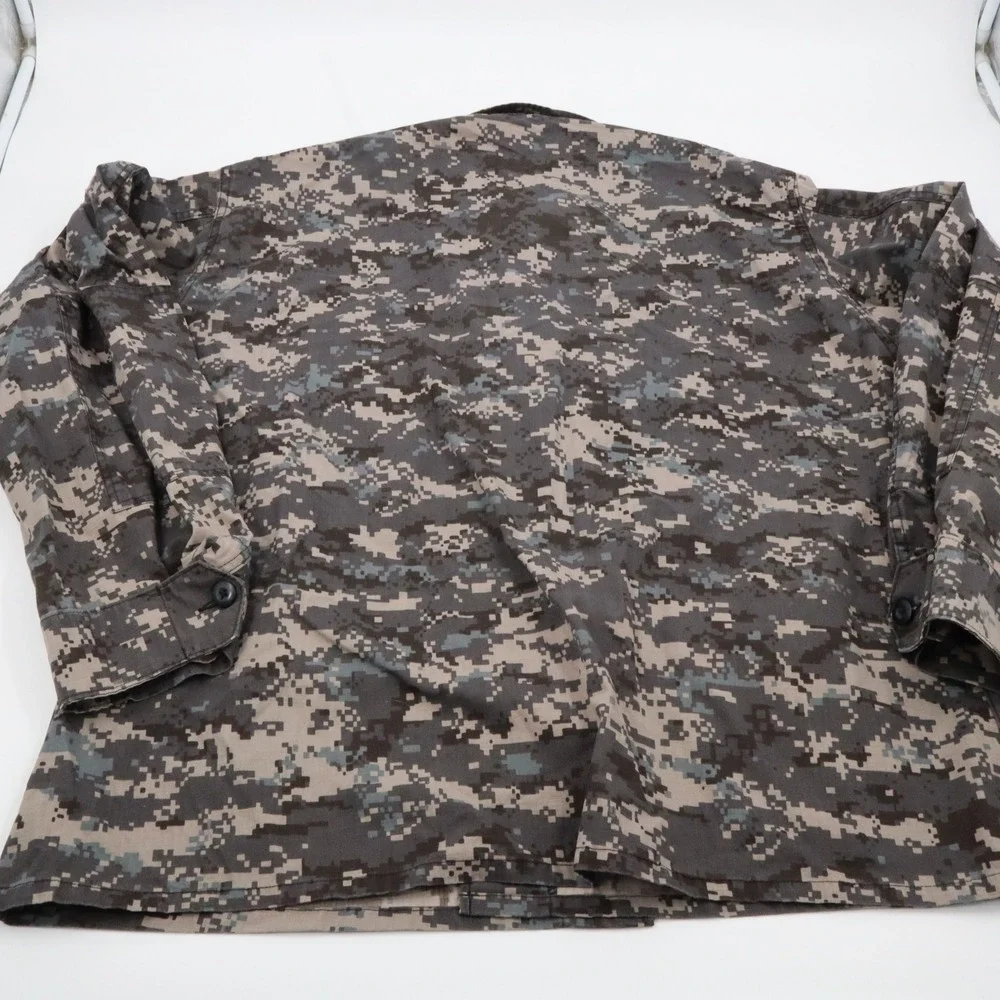Genuine Gear Combat Coat Mens 2XL Grey Digital Camo‎ Tactical Ripstop Jacket